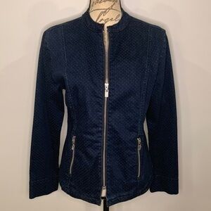 FDJ French Dressing stretch denim zip front jacket S